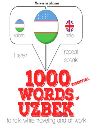 cover image of 1000 essential words in Uzbek
